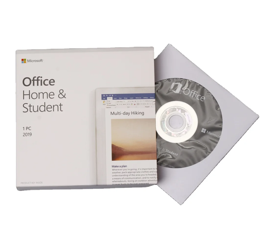 

Retail Box Amazon Hot Sales Microsoft Office HS 2019 Home & Student