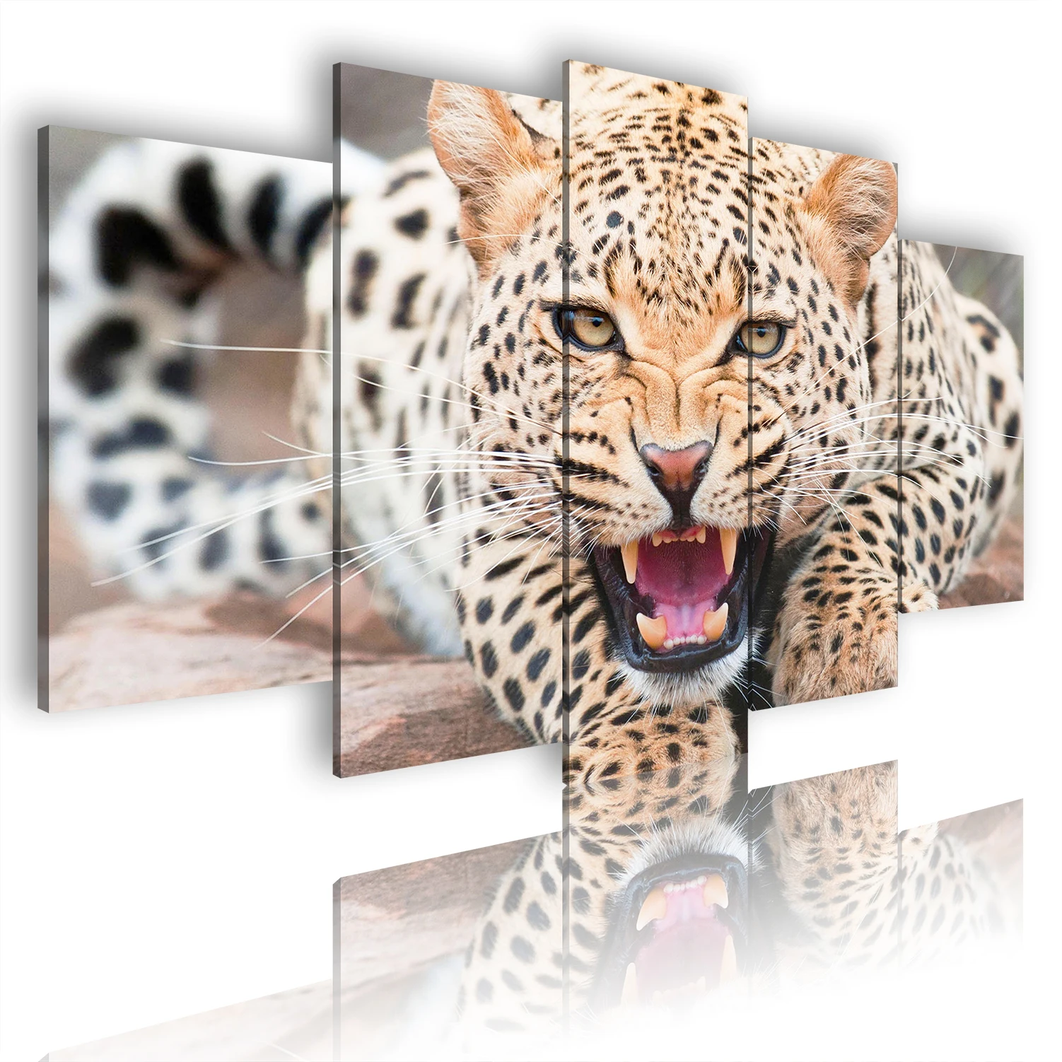 

Printing Canvas Oil On Islamic African Animal Home Good Wall Tiger Quality Custom Contemporary Painting Art