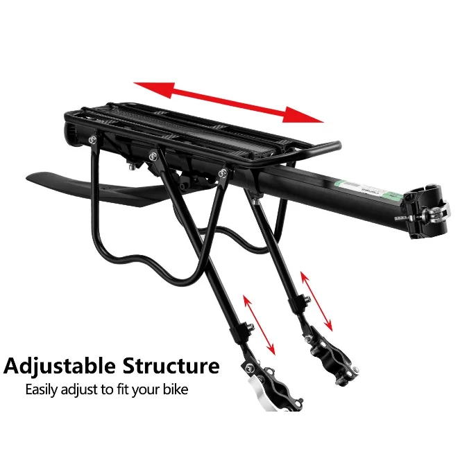 

Bicycle Luggage Carrier Cargo Rear HJ10011 Rack Mountain Bike Folding Shelf Quick Release Bicycle Rear Rack