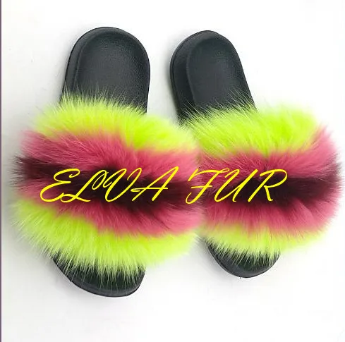 

High Quality Sandal And Slipper Shoes Dressed Furry Fluffy House Indoor Luxaury Comfortable Ladies Women Fur Slippers Slides, Colours