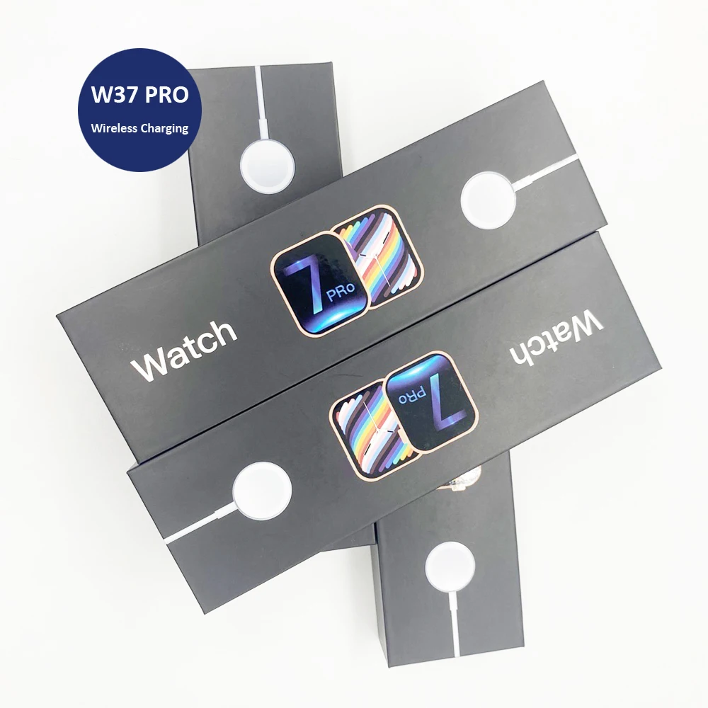 

New Reloj inteligente iwo series 7 W37 plus smartwatch 2021 waterproof smart watch W37 pro seri 7 smartwatch for android IOS