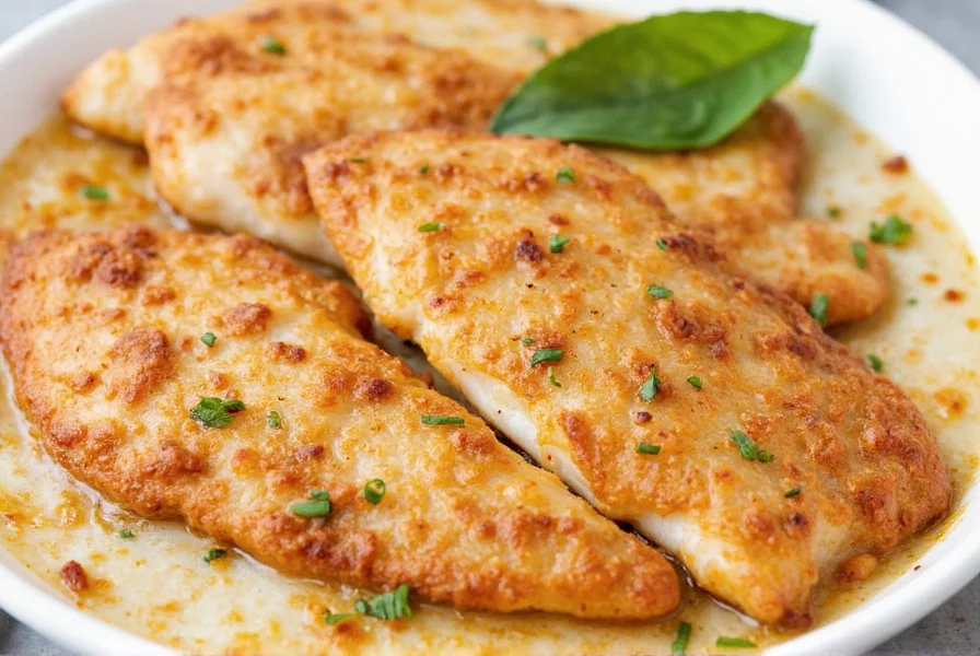 Finished tilapia dish with garnishes and spices sprinkled on top