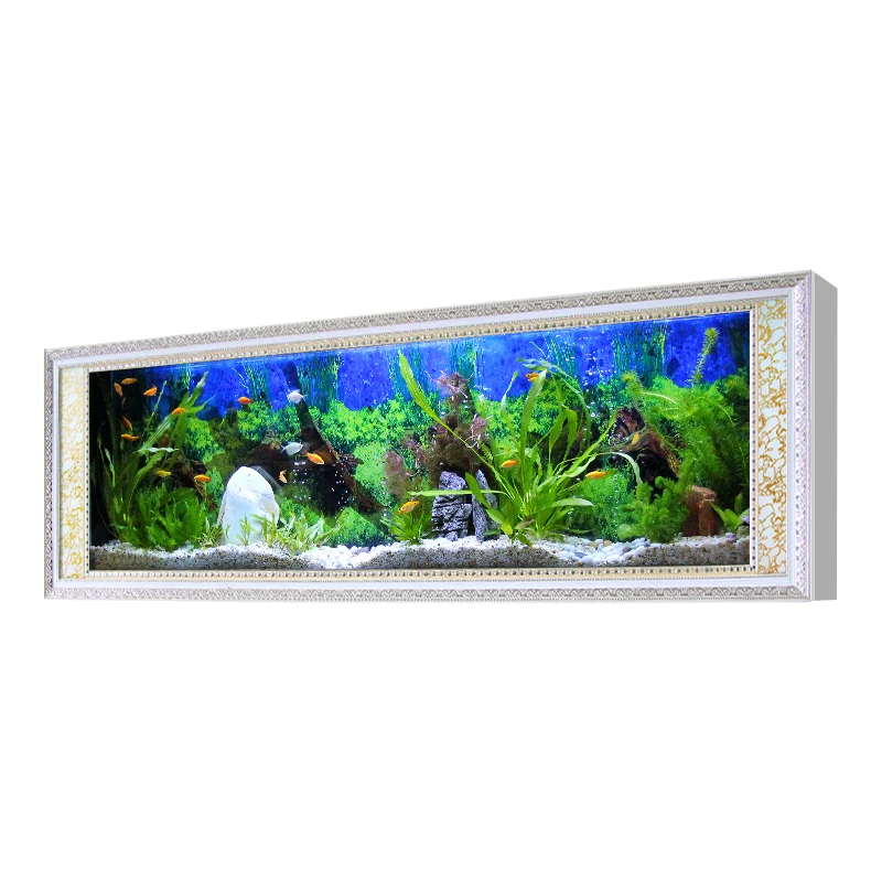 

Wall mounted glass goldfish tank ecological aquarium best selling in 2021