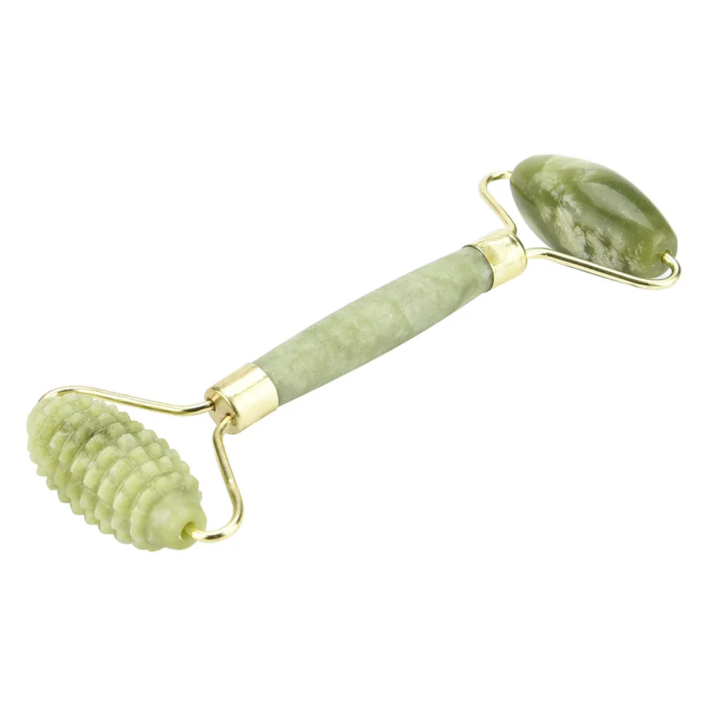 

Healthy Facial Beauty Body Head Neck Foot Natural Green Jade Roller Gua Sha Scraping Tool For Face Massage Facial Jade Roller