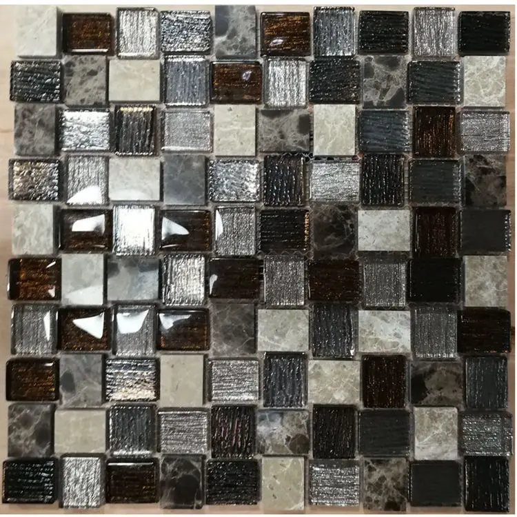 Hote selling Laminated Glass Mosaic Bathroom Wall Kitchen Backsplash Tiles For Home Decor