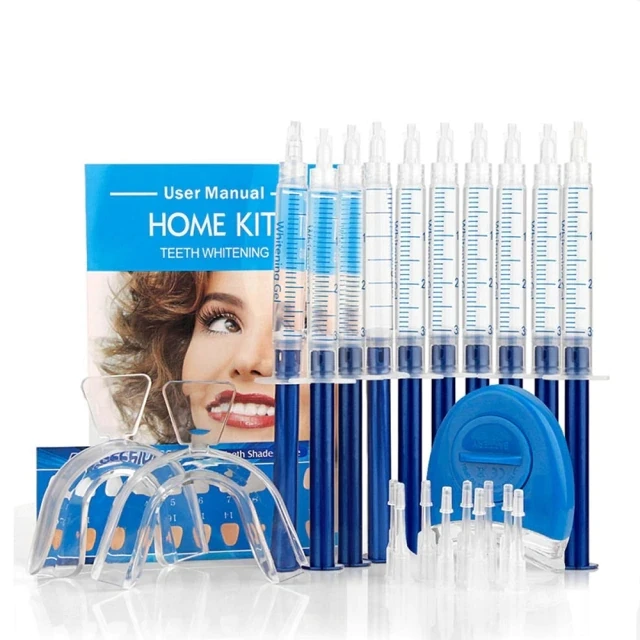 

Dental Bleaching Teeth Whitening Kit with Teeth Whitening LED Accelerator Light Peroxide Gel Pen