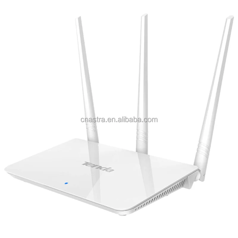 

Easy Setup Tenda F3 wireless Router Modem 300Mpbs High Range 3*Antenna Repeat Signal Coverage English Firmware, Black