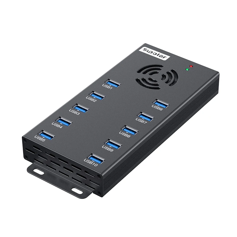 

Sipolar A-423 usb 3.0 hub 2.1A fast charging station for tablet high speed 10 port usb hub