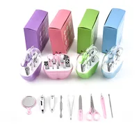

Apple shape nails clippers set suit tools toe nail clipper scissors manicure travel set with logo prints