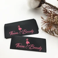 

Self Adhesive Brand Clothing Printing Satin Tag Label for Garment