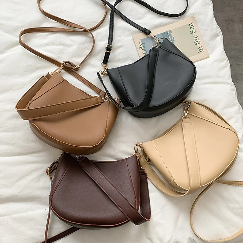 

Female Large Capacity Bucket Bag Fashion High Sense Of One Shoulder Handbags Custom Logo PU Leather Women Hand Bags, Black/khaki/burgundy /light