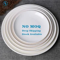 

Savall HoReCa OEM Logo Printing 7-10inch restaurant melamine plates wedding melamine plates white melamine dinner plates set