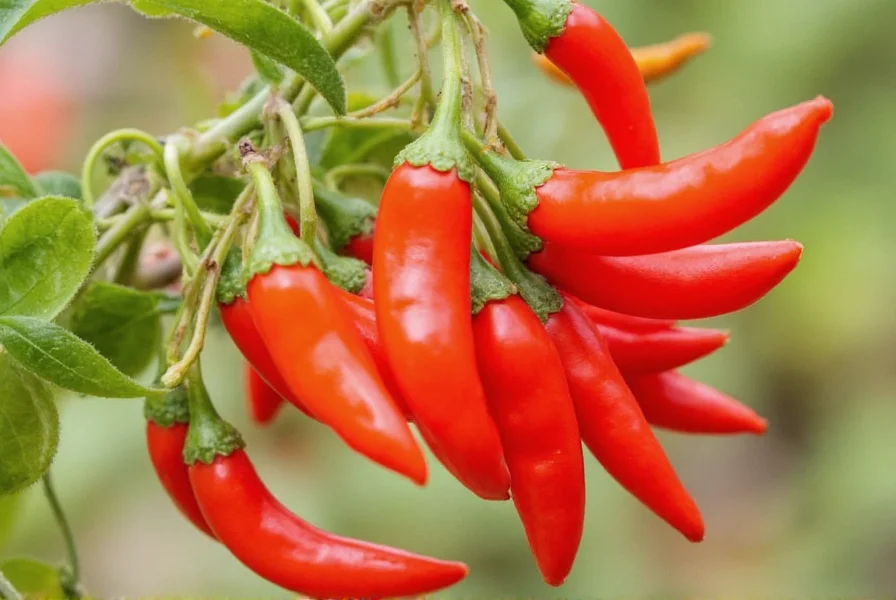 Fresh Anaheim Chilies at Market