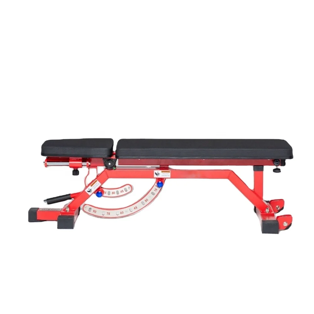 

Commercial & home use gym equipment high quality Best Selling Durable Using NEW ZERO GAP Adjustable FID weight dumbbell Bench, Customized color
