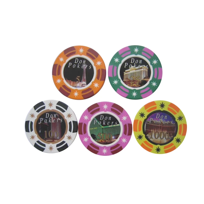 

Ceramic Clay poker chips