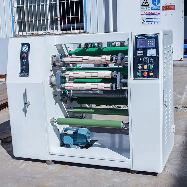 
Jumbo Roll BOPP Adhesive Tape Roll Cutting Rewinding Slitting Machine 