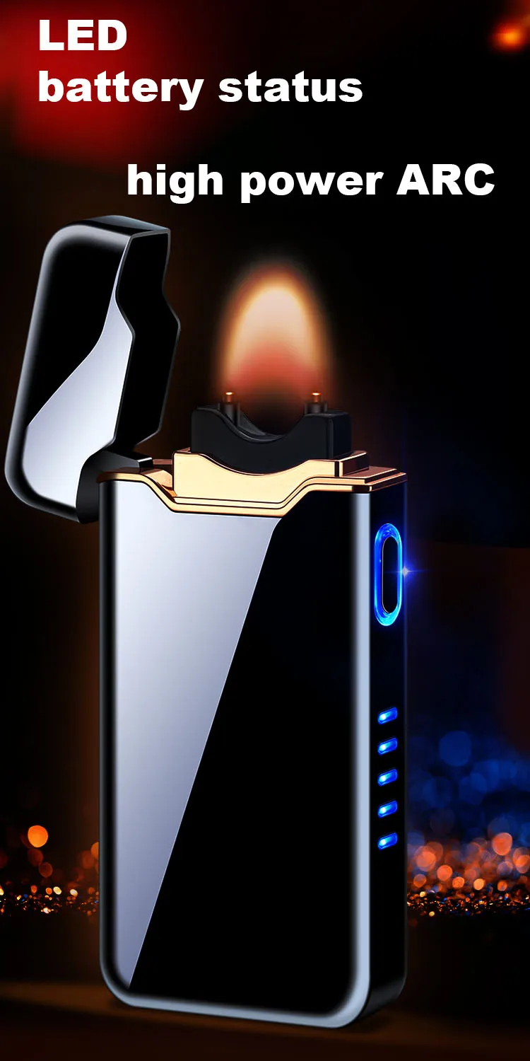 Powerful Flameless Usb Plasma Rechargeable Electric Arc Spark Original