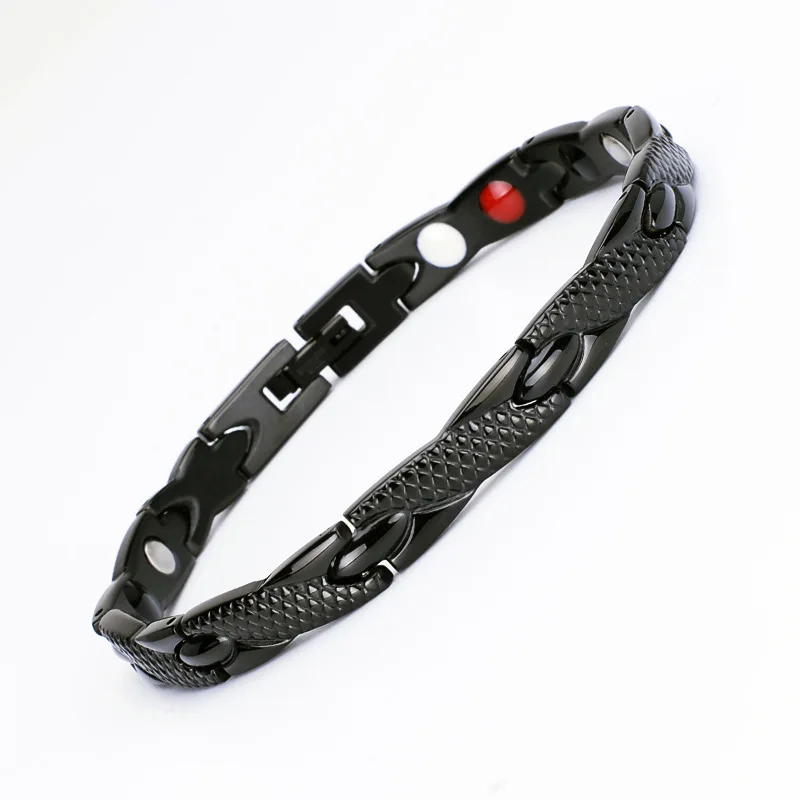 

Japan Magnetic Stainless Steel Healing Balance Men Health Energy Bracelet Jewelry