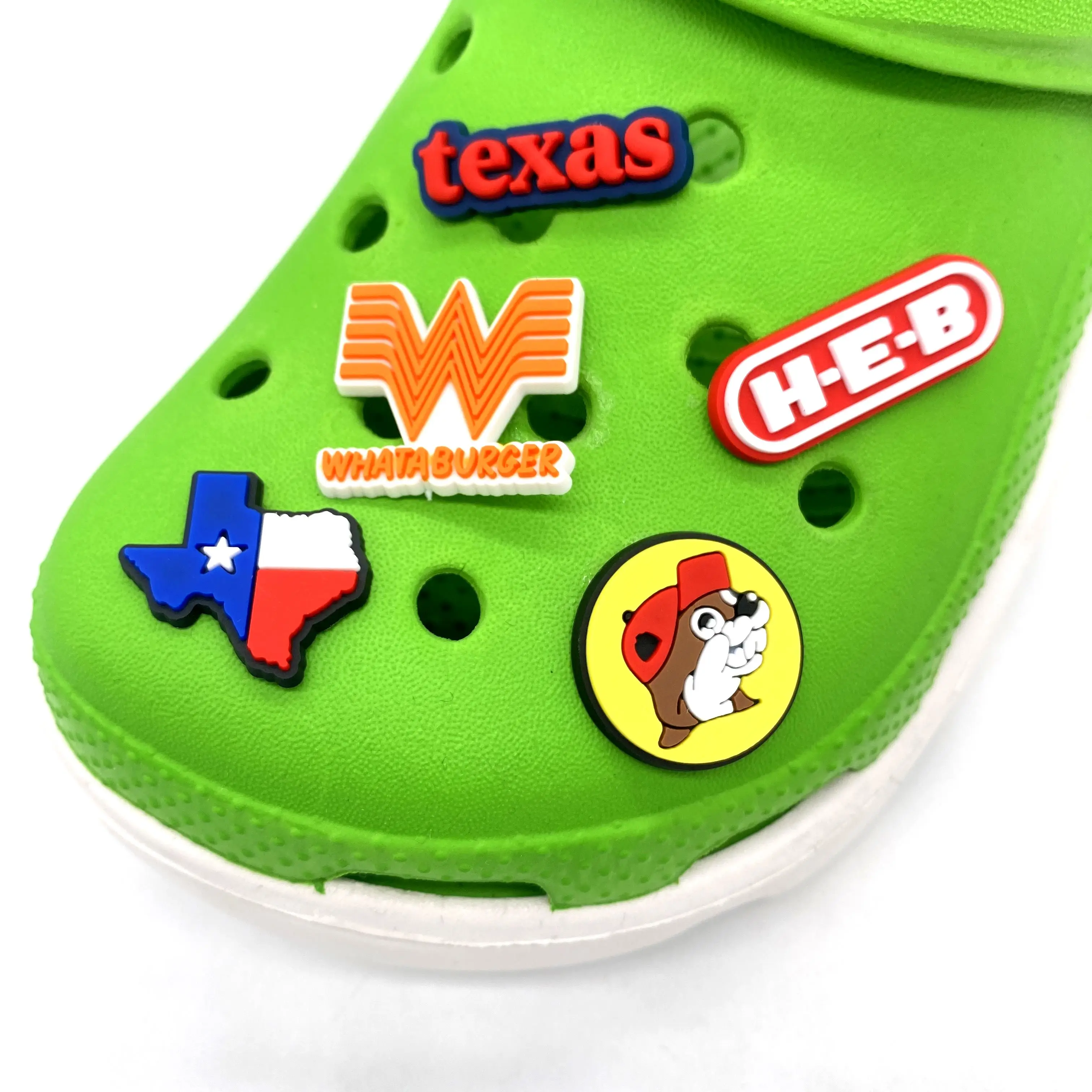 

2022 wholesale Texas party gifts clog shoes charms shoes decoration for lace charms, Picture