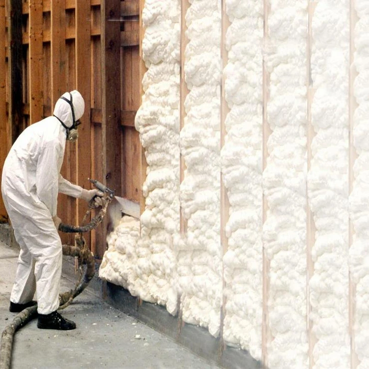 Nilai R 8.0 Cairan Kimia Buka/Sel Tertutup Busa Poliuretan untuk Isolasi Dinding