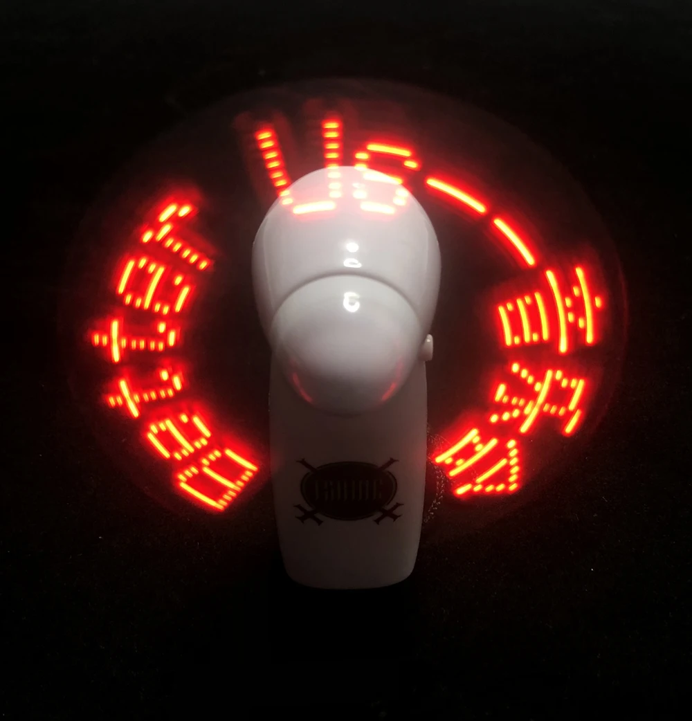Advertising Promotional Led Message Fan Programmable Programmable Led Message Handheld Fan Buy