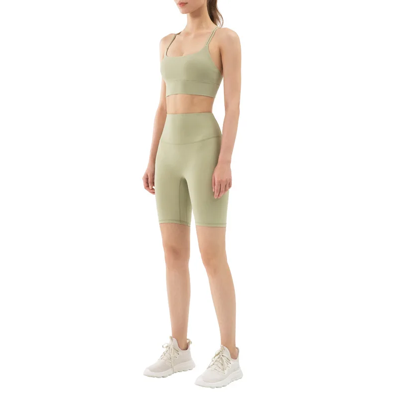 

3D Max Customized Stock New Design Women Fitness Thin Tight-fitting High-waist Riding Shorts Running Sports Yoga Shorts Clothes