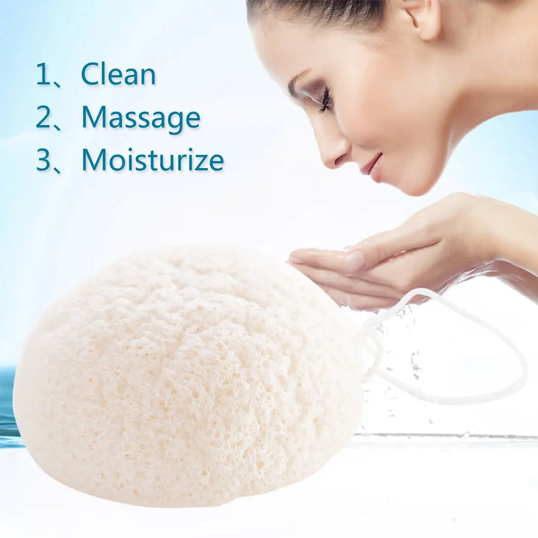 2021 Natural Face Cleansing Konjac Cosmetic Sponge Face Konjac