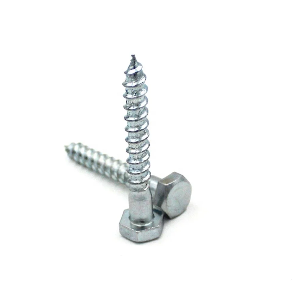 

China factory customized Hexagon head self tapping wood screws