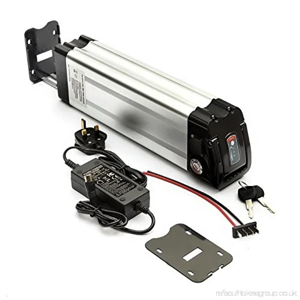 

rechargeable ebike battery 36v 15ah lithium silver fish battery pack 36v 15ah li ion ebike battery pack silver fish