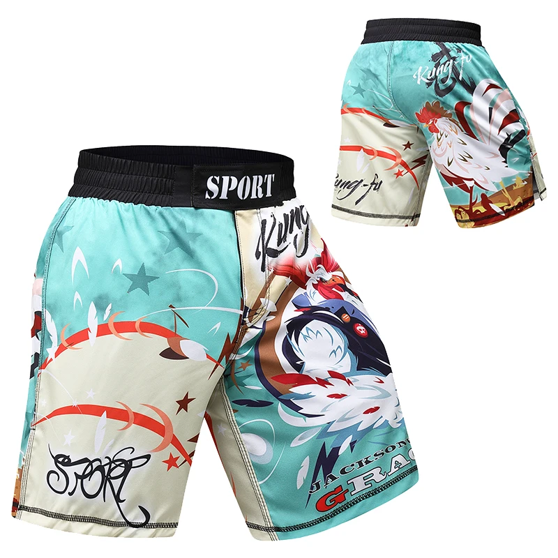 

Custom A pparel Martial Arts grappling boxing jiu jitsu BJJ Fight Shorts Men Sublimation MMA short Boxing Shorts, Customized color