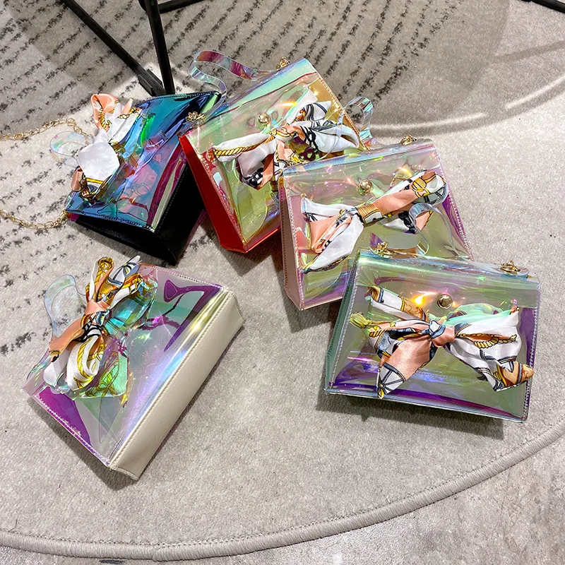

wholesale Lady multicolored and cool sequins package jelly bag