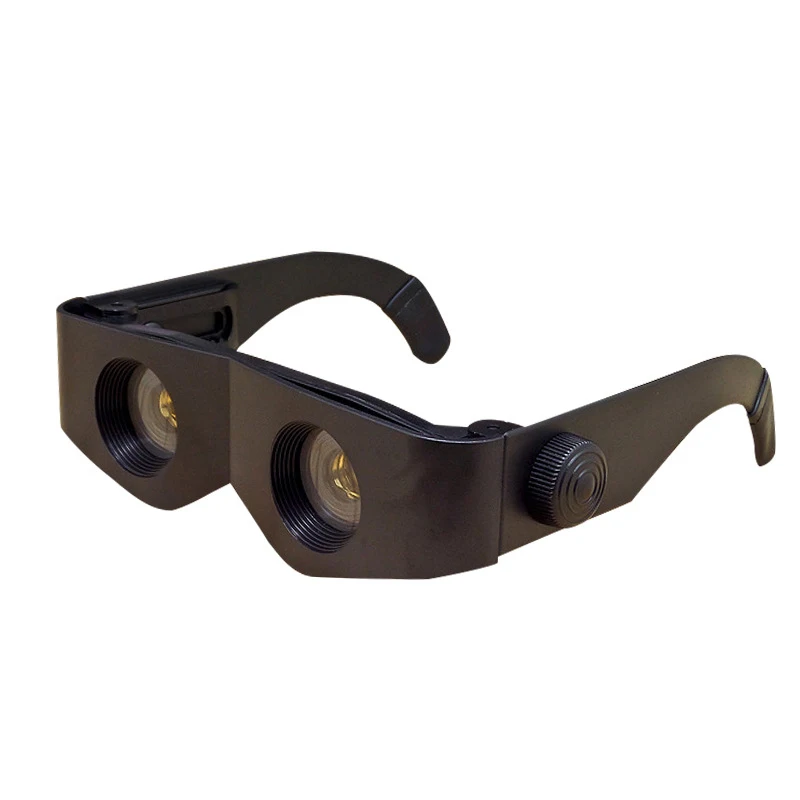 

Outdoor Fishing Football Field Opera Binoculars Adjustable Magnifying Eyewears Black Portable Plastic Frame Glasses, 1color