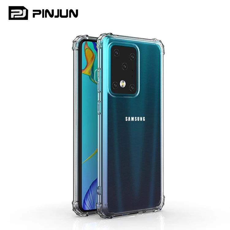 wholesale drop proof transparent tpu phone case for samsung galaxy s11 plus case