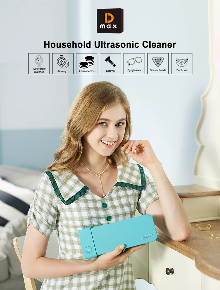 600ML High Frequency Ultrasonic Cleaner Waterproof Ultrasound Sonic Vibrator Cleaning Machine Jewelry Cleaner