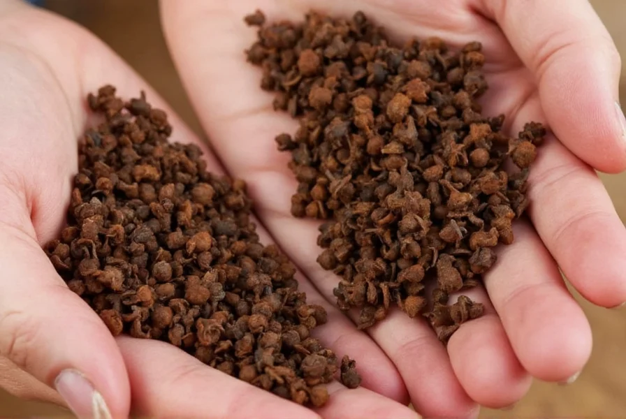 Freshly ground cloves in various culinary applications