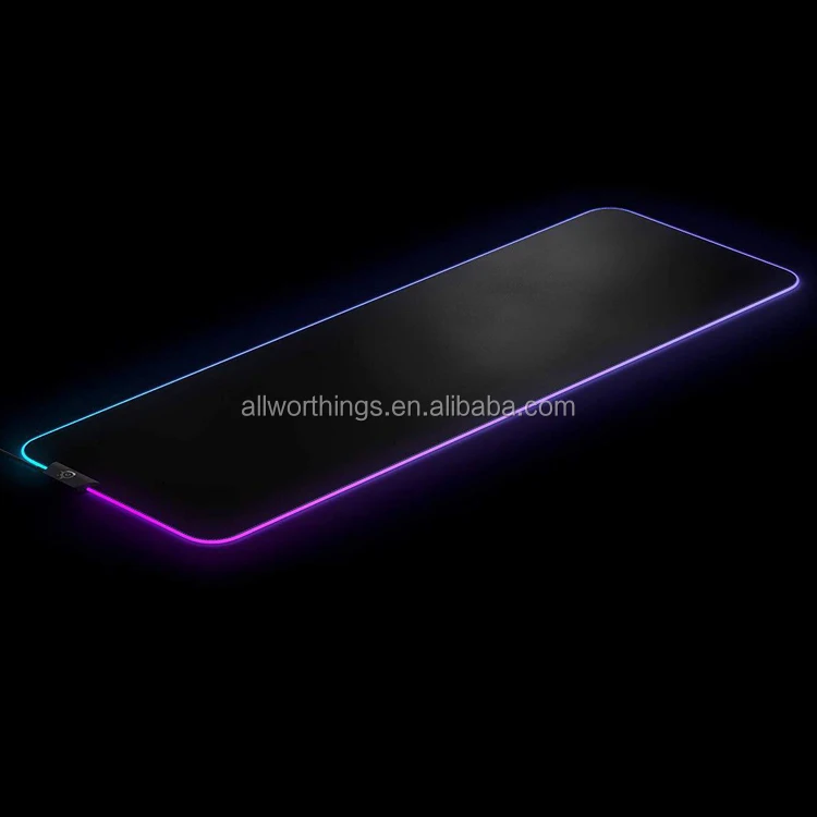 

Non-Slip Rubber Base Custom Gaming Lighting RGB LED Mouse Pad Glowing Led
