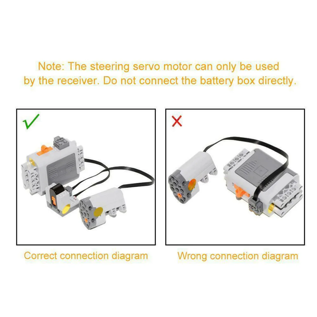 Details about / For Technic Power Functions Servo Motor 88004 Steering Motor Building Block C#