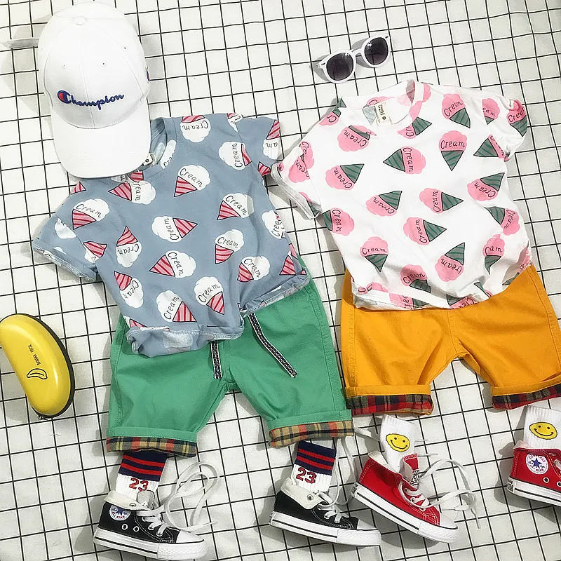 

Hot Sale Factory Direct Price Children Short Sleeve Printed T-shirt Kids