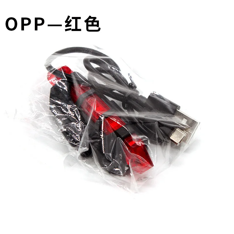 

Bicycle Accessories Tail Light Cycling Safety Warning USB Rechargeable LED Bike Light, Red/blue/white
