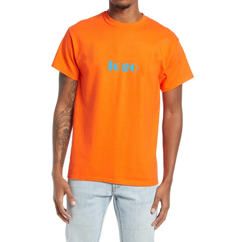 

Custom Men 100% Cotton Hot Sale Plain Blank Tee Shirt Printed Comfortable Private Label T Shirts
