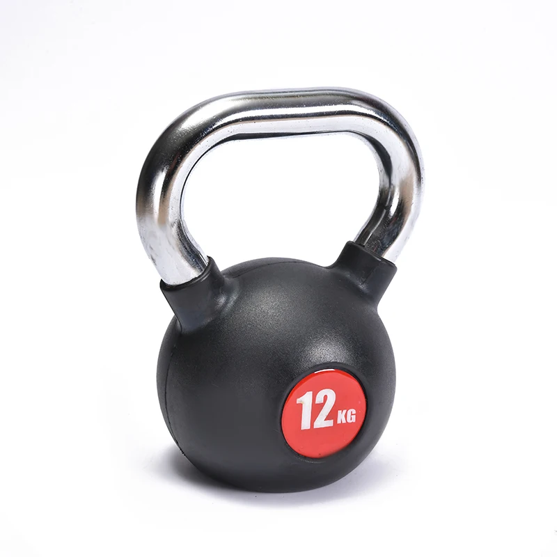 

Use Rubber Iron Wholesale Eco Friendly Home 12kg Kettlebell Fitness Black Durable Unisex Universal Customized Logo Availale