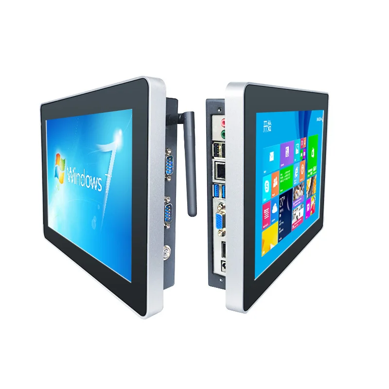 

Embedded 10 inch touch screen industrial Panel PC for control system with high quality/wins7 touch panel pc, Black