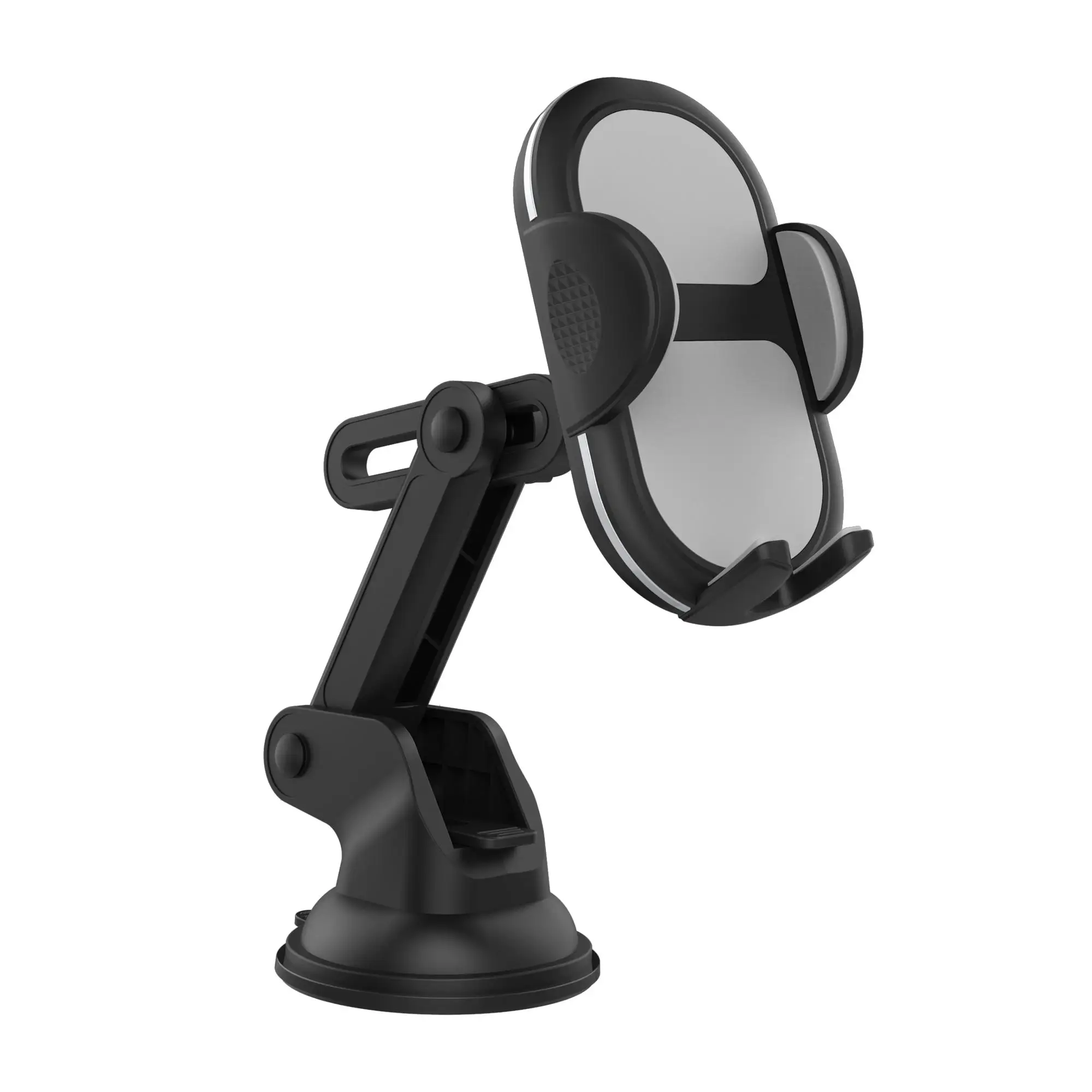 

Upgraded Car Phone Holder Universal Cell Phone Holder for Car Strong Suction Cup Dashboard Windshield Car Phone Mount, Gray