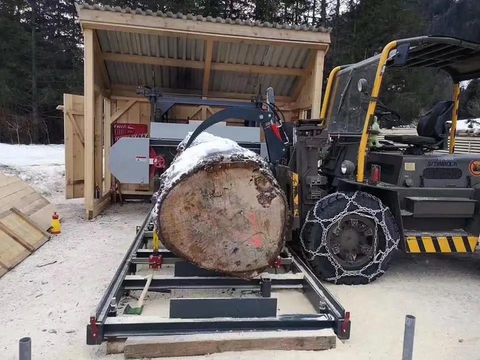 Heavy Duty Band Saw Mill Horizontal Portable Hard Wood Cutting Sawmill