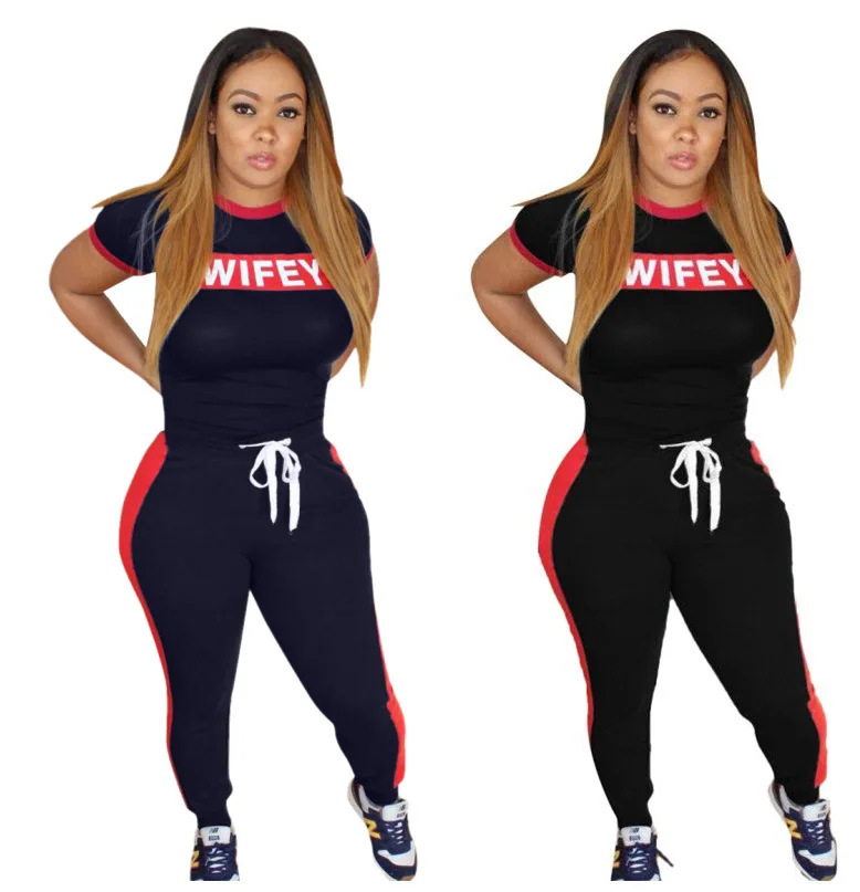 

2Piece slim fit Ladies Woman tracksuit wholesale