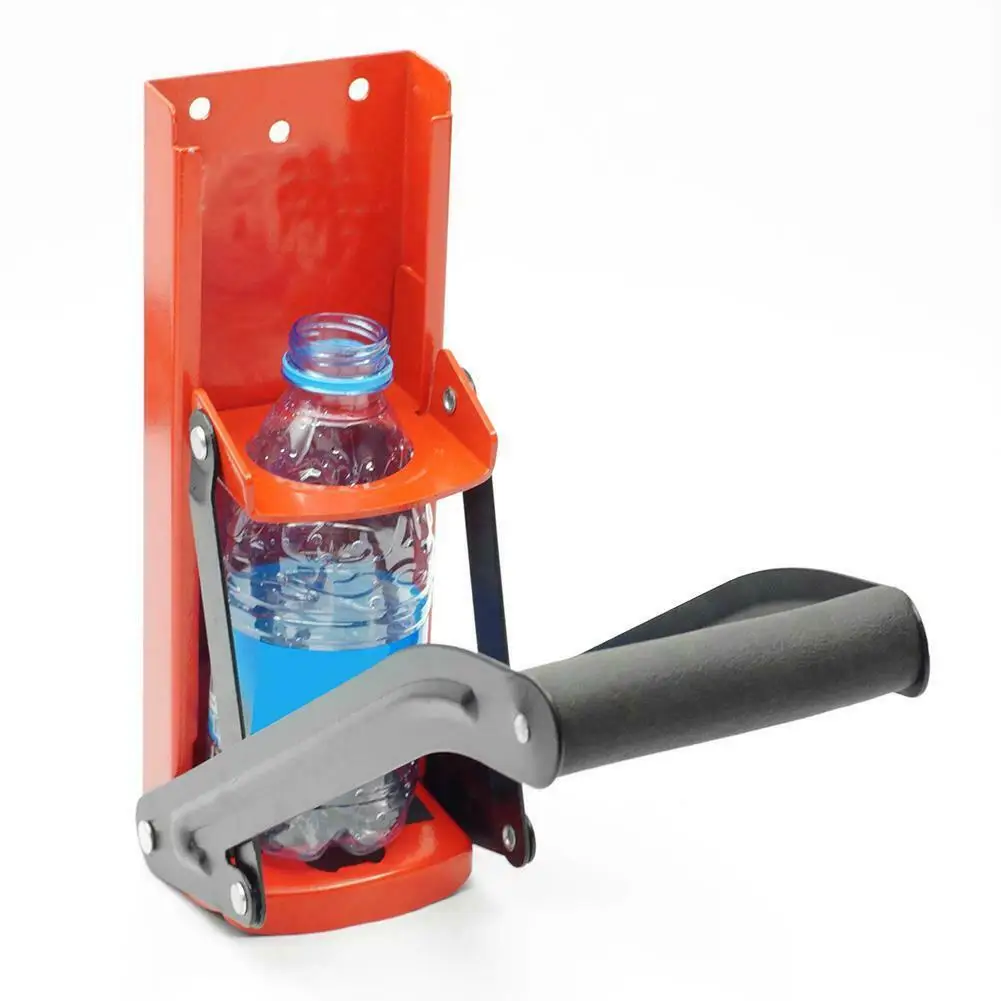 

16 oz. Metal Can Crusher Deluxe Bottle Crusher with opener Heavy-Duty Beer Soda Bottle Can Smasher for Recycling