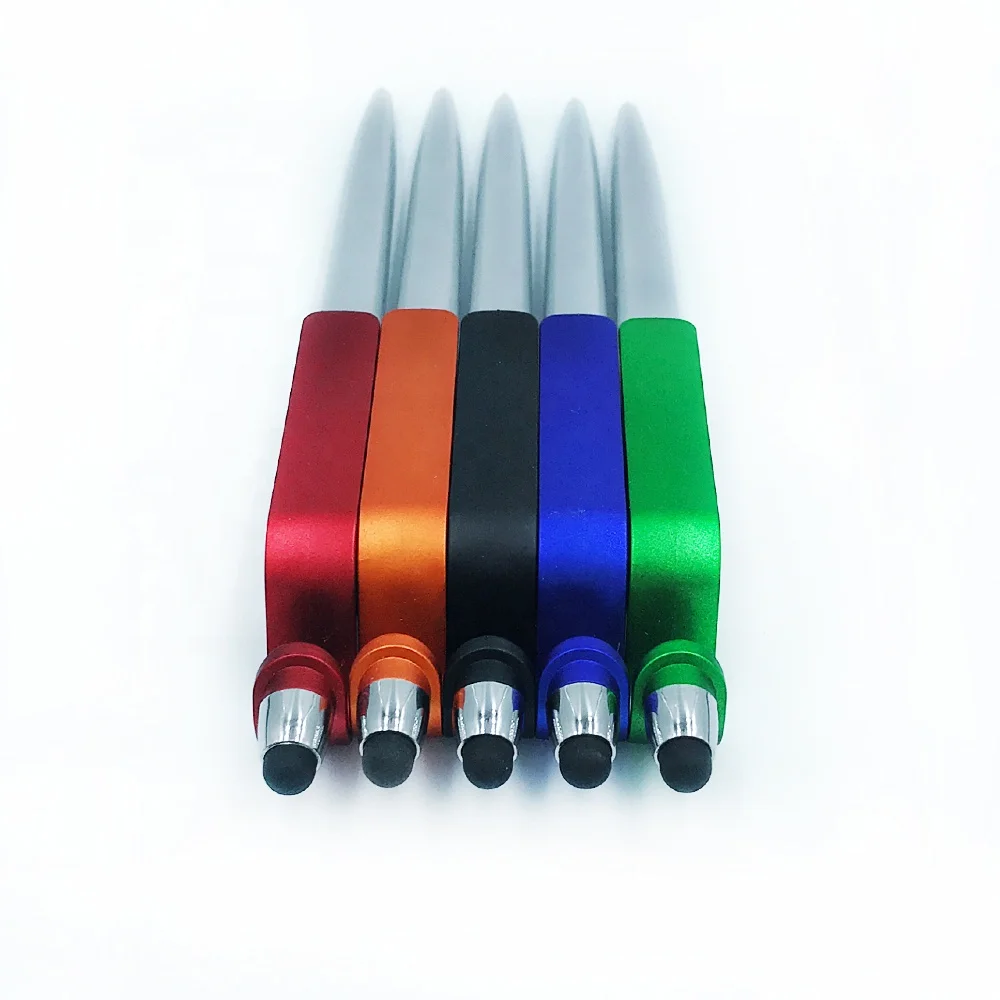 
China pen 3 In 1 Promotional Stylus Touch Pen with Phone Stand Holder Plastic Ball Pen 