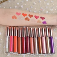 

Private Label All Colors In Stock Rose Gold Cap Shiny Glitter Clear Lip Gloss