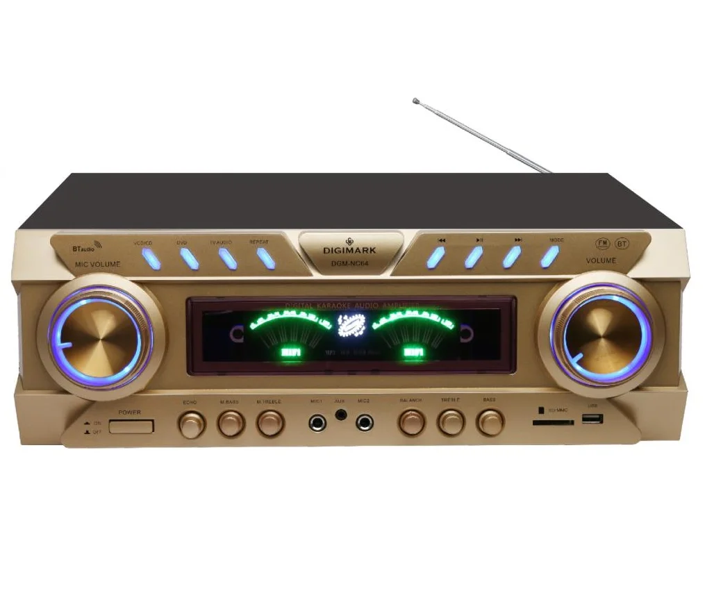 

home theater amplifier system Amplifier Power Channel Audio Home Theatre Amp, Golden