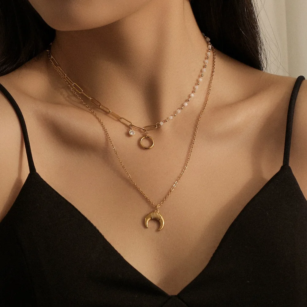 

bohemian necklace jewelry stainless steel women necklace pendants for necklace women